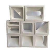 Moule en plastique personnalisé pour blocs de ciment, blocs ajourés et motifs floraux pour murs domestiques, pour la création de fenêtres et de motifs floraux muraux