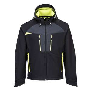 PORTWEST-Veste noire DX474BKRM DX4 Softshell (3L) - EAN 5036108327225 HI-VIS WORKWEAR - Product Image 1