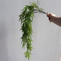Plante artificielle suspendue pour décoration murale intérieure et extérieure, plante verte suspendue pour plafond