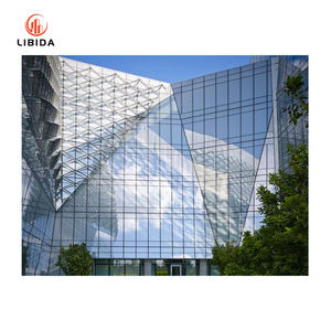 <span class=keywords><strong>Prix</strong></span> des murs rideaux en verre par <span class=keywords><strong>M2</strong></span> Double façade en verre isolé en aluminium Mur rideau en verre structurel incurvé plat - Product Image 5