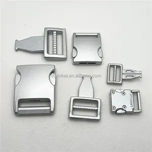 Perangkat keras gesper aluminium kustom 15/20/25mm Aksesori tas tangan gesper logam