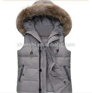 Wholesale Garment factory price <strong>Christmas</strong> vests windstopper without sleeve fur vest black for <strong>man</strong> sale - Product Image 3