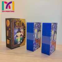 Cartes de tarot et d'oracle personnalisées par le fabricant, boîte imprimée offset de qualité supérieure avec design holographique doré et bords dorés