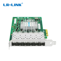 LR-LINK marque LRES1006PF-6SFP PCIe x4 Six ports 6 * SFP Gigabit Fiber 1000Base-X Multi Port Fiber Optic SFP NIC Carte réseau