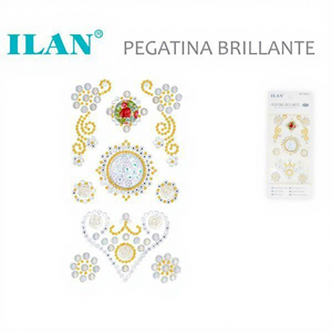 Adesivi con Strass Scintillanti ILAN 39023-1, Gemme Decorative Adesive per Artigianato e Moda - Product Image 1