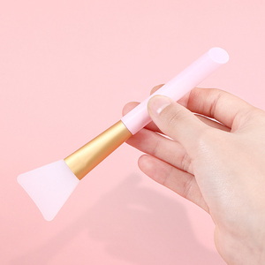 Brosse d'applicateur de <span class=keywords><strong>masque</strong></span> facial de <span class=keywords><strong>silicone</strong></span> de beauté de femmes de haute qualité avec la brosse de tache de poignée <span class=keywords><strong>en</strong></span> plastique <span class=keywords><strong>pour</strong></span> des soins de peau de station thermale - Product Image 3
