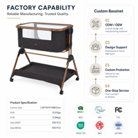 Lit cododo évolutif et lavable pour bébé et tout-petit, berceau à bascule pour nouveau-né