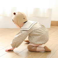 Chaussettes antidérapantes pour bébés, genouillères d'été, ensemble de chaussettes de protection pour genoux, chaussettes de sécurité pour ramper, protège-genoux pour filles et garçons