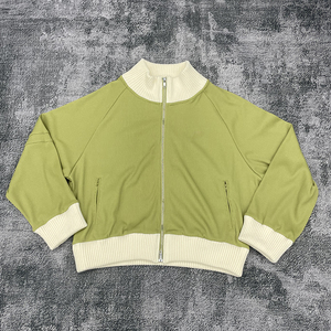 Completo Sportivo da Uomo in Cotone 100% Termico 430g con Collo Alto e Ricami, Set Due Pezzi con Cardigan e Felpa con Cappuccio OEM & ODM - Product Image 2