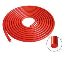 แถบยางซิลิโคนสีแดงแบบยืดหยุ่นสูง ปิดผนึกทรงกลม <span class=keywords><strong>โอ</strong></span>ริง ซีลกันน้ำ - Product Image 1