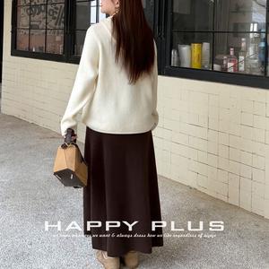 Suéter de Punto con Capucha para Mujer Runqi, Corte Holgado, Cálido, Grosor Medio, Otoño Invierno, Casual, Manga Larga, con Etiqueta - Product Image 3