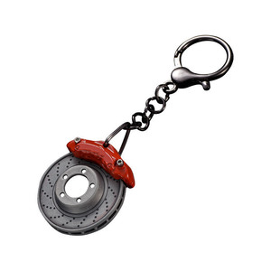 Novedad Llavero de freno automotriz Piezas de automóvil de <span class=keywords><strong>metal</strong></span> Llavero de freno de disco Calibradores de cubo Llavero de afinación para hombres - Product Image 1