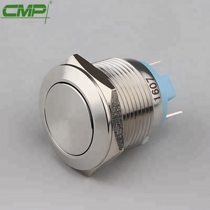 Cài đặt đường kính 19mm thép không gỉ không thấm nước công nghiệp <span class=keywords><strong>pushbutton</strong></span> chuyển - Product Image 2