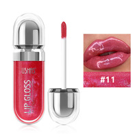 USHAS Gloss à lèvres brillant, longue tenue, imperméable, effet nacré, non-transfert, vente en gros, rouges à lèvres liquides, marque privée