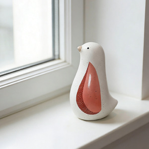 Figura Decorativa de Pájaro para el Hogar, Sala de Estar, Dormitorio, Regalo de Cumpleaños, Decoración de Cerámica para Escritorio u Oficina - Product Image 3
