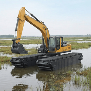 Ponton d'excavatrice amphibie stable et sûr en <span class=keywords><strong>acier</strong></span> haute résistance avec <span class=keywords><strong>prix</strong></span> compétitif direct usine - Product Image 3