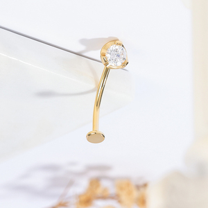 <span class=keywords><strong>Piercing</strong></span> da <span class=keywords><strong>Ombelico</strong></span> all'Ingrosso in Acciaio Inossidabile 316 Oro <span class=keywords><strong>Argento</strong></span> con Zircone - Product Image 6