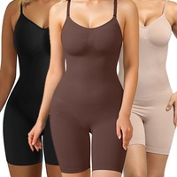 Body sculptant sans couture en nylon une pièce pour le post-partum : amincissement de la taille, contrôle du ventre et rehaussement des hanches - Lingerie sculptante pour femme