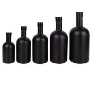 Bouteille en verre noir mat 500ml 750ml 16oz 23oz Bouteille en verre de vodka <span class=keywords><strong>bordeaux</strong></span> <span class=keywords><strong>bordeaux</strong></span> avec couleur personnalisée - Product Image 6