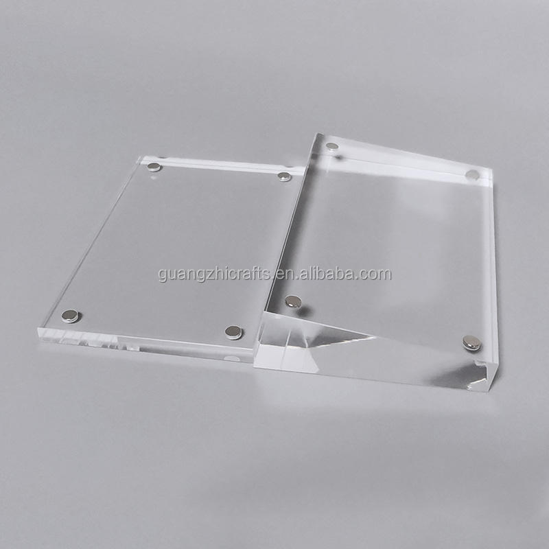 Display Block For Rards Clear Acrylic Sign Display Block Holder Acrylic Magnetic Price Card ...