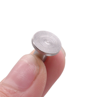 304 Stainless Steel Flat Head Female Threaded Rivet, CNC Machined Insert Nut for Flat Female Screw