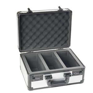 Étui de rangement personnalisé en aluminium verrouillable à 3 rangées pour cartes gradées BGS SGC, fabriqué par un fabricant OEM, avec un prix attractif et un étui coloré - Product Image 2