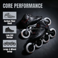 Patins à roulettes en fibre de carbone professionnels haute performance pour adultes et adolescents