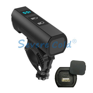 Rotative <span class=keywords><strong>1200</strong></span> Lumen, 5000 mah, Rechargeable, 5 engrenages, lampe avant pour vélo de montagne, livraison gratuite - Product Image 3