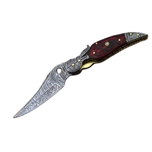 ชุดมีดทำครัวเหล็กดามัสกัสคาร์บอนสูง งานแฮนด์เมด สินค้ามาใหม่ ขายดีมาก - Product Image 1