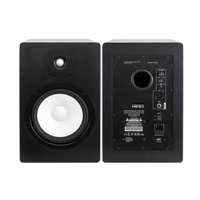 HS-8 II 8-inch Studio Monitor Speakers with 70W Total Power and Anti-Magnetic Design for Accurate Sound Reproduction