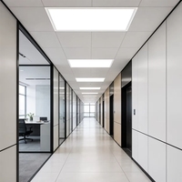 Plafonnier LED ultra-fin JINK Halo Tile compatible avec la maison intelligente Matter Thread Lighting