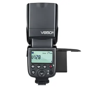 <span class=keywords><strong>GoDox</strong></span> <span class=keywords><strong>V850II</strong></span> 2,4G GN60 Sistema inalámbrico X Batería de iones de litio Speedlite con transmisor de gatillo X1 para Canon <span class=keywords><strong>Nikon</strong></span> Sony Fuji Olympus - Product Image 1