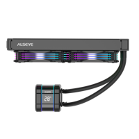 ALSEYE Promo Panas 2pcs Warna Hitam 120mm AIO Liquid Cooler ARGB CPU Water Cooler M240P-BII untuk Casing PC Gaming