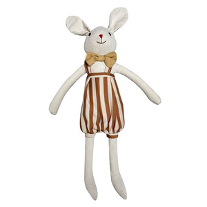 Nouvelle poupée lapin nordique, compagnon de bébé du Danemark, en tissu de coton, rembourrage en coton PP, jouet en peluche créatif et mignon - Product Image 1