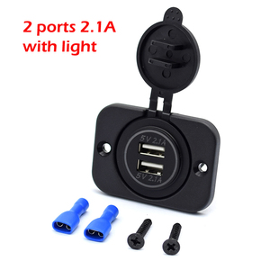 Elektrische Wasserdichte Buchse Stromstecker <span class=keywords><strong>DC12V</strong></span> Zigarettenanzünder Auto-Ladebuchse mit Abdeckung - Product Image 4