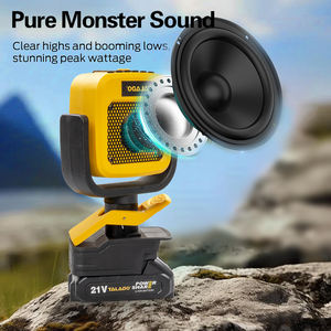 Haut-parleur Bluetooth rechargeable haute performance 21V pour voiture avec connexion sans fil stable Haut-parleur Bluetooth Autre outil électrique - Product Image 4