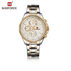 Reloj de Cuarzo NAVIFORCE NF9089 para Caballero, Marca Personalizada Económica, Correa de Acero Elegante, Resistente al Agua, con Calendario, Visualización de la <span class=keywords><strong>Semana</strong></span> y Formato de <span class=keywords><strong>24</strong></span> Horas - Product Image 2