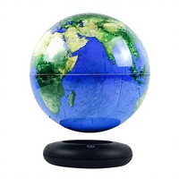Globe flottant à lévitation magnétique de 8 pouces, décoration pour la maison et le bureau, globe rotatif RGB, cadeau personnalisé pour la remise de diplôme, mariage