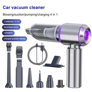 Aspirateur à main sans fil 15000 Pa pour voiture, aspirateur portable sans fil pour nettoyage humide et sec, aspirateur domestique à main - Product Image 1