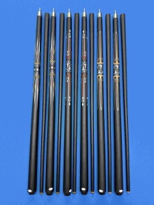 HCTQ Radial Joint High Quality 13mm Tip 2-Piece Center Joint Pool Cue dengan Shaft Kayu Fiber untuk Pemain Biliard - Product Image 5