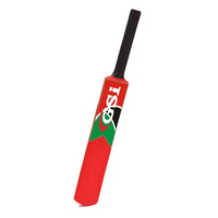 SPORTS FACTORY INTERNATIONAL Batte de cricket en plastique dur pour gaucher, légère, durable, taille 5, pour l'entraînement, les enfants, l'école, l'extérieur