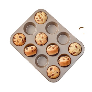 Suncity 9 Cup Muffin Pan Rectangle Non Stick Baking Mold For Home Cake Making - Product Image 2