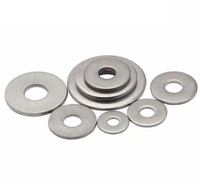 Pembelian Grosir Metrik Fastener Round Flat Washer M2 M3 M4 M6 M8 M10 M12 DIN125 M1 Point 6 M64 Baja Tahan Karat Galvanis