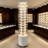 Présentoir rotatif pour lunettes, support de sol pour lunettes de soleil, présentoir de lunettes pour magasin d'optique