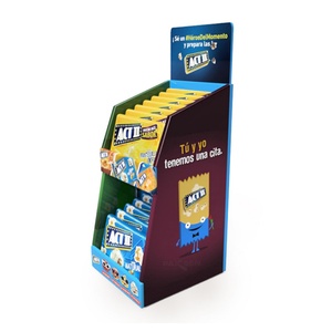 High Quality Foldable & Eco-Friendly Cardboard <b>Counter</b> Top Display Rack for Food for Showcase and Retail - Product Image 4