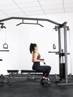 Machine à câbles multifonctionnelle pour salle de sport commerciale TOPTONS, comprenant des poids de 100/140 kg, équipement de traction haut et bas