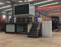 Broyeur à double arbre en plastique de marque chinoise renommée, broyeur industriel de plastique dur, machine à broyer les bouteilles en plastique usagées
