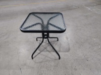Table carrée de jardin moderne 60x60cm