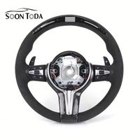 Setir M Sport Suede Serat Karbon LED untuk BMW F30 F10 E60 E46 F32 F36 X3 G01 G22 F87 M2 G22 G20 M240i G42 M4 X3 F25