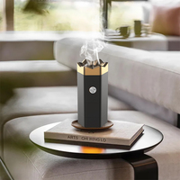 Brûleur d'Encens Portable et Sans Flamme Transfrontalier USB Bukhoor pour Parfum Arabe à Usage Domestique, Diffuseur d'Arômes Moyen-Oriental